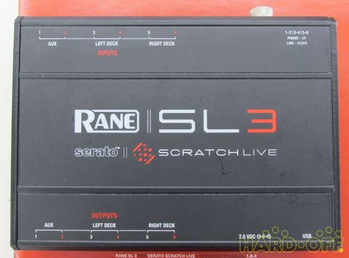 Rane sl3 scratch live - scratch, serato