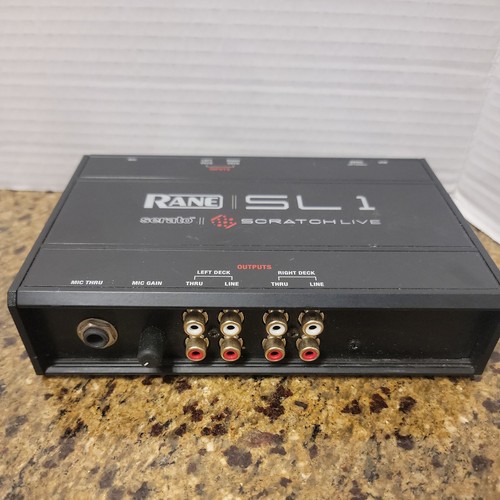 Rane scratch live - scratch, sl1